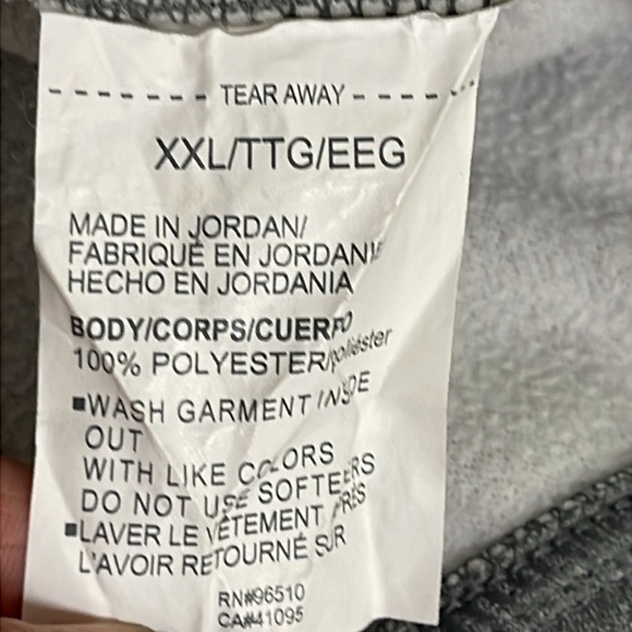 Under Armour Big Logo Mid-Weight Hoodie Loose Fit Sweatshirt Gray Men's Sz 2XL - Picture 10 of 11